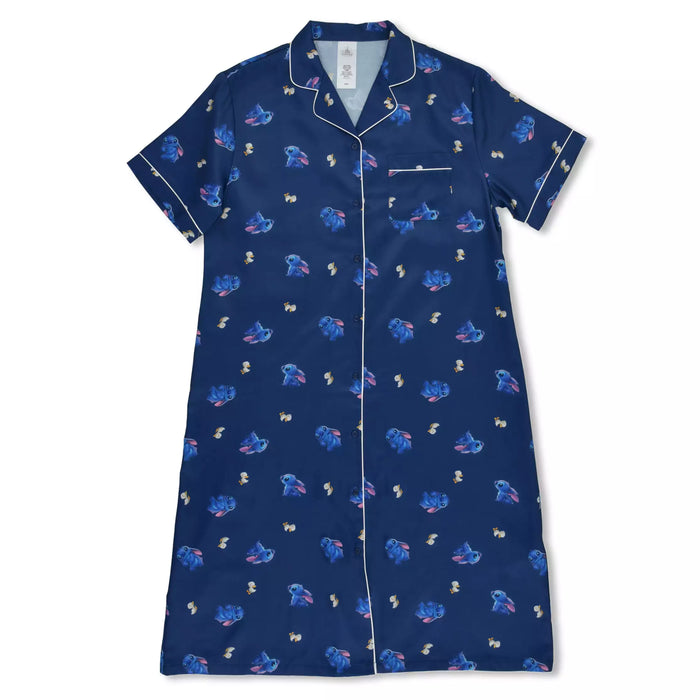JDS - Disney Stitch Day Collection x Stitch Short Sleeve Dress Nightwear For Adults (Release Date: June 11, 2024)