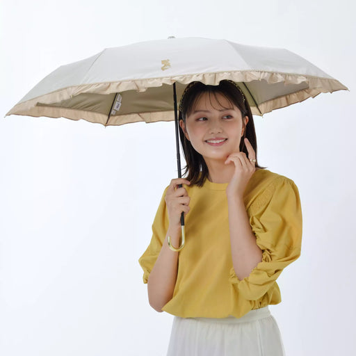 JDS - Shiny Day x [Wpc.] Belle parasol, foldable, for both sun and rain, frills