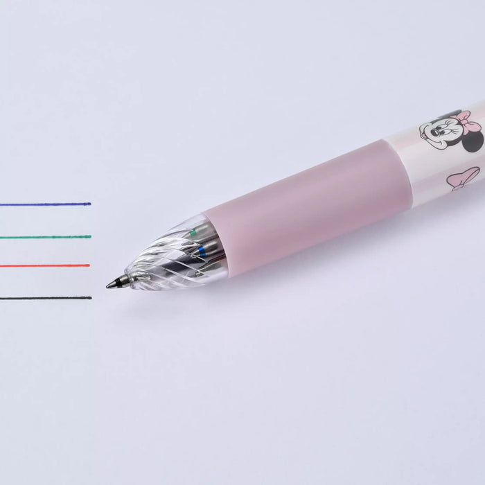 JDS - Minnie Mouse & Ribbon Zebra Sarasa Multi 0.5 - Four Colors Gel Ballpoint Pen 0.5mm + Mechanical Pencil 0.5mm