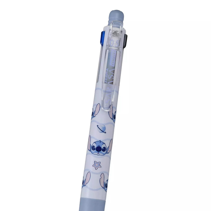 JDS - Stitch Zebra Sarasa Multi 0.5 - Four Colors Gel Ballpoint Pen 0.5mm + Mechanical Pencil 0.5mm