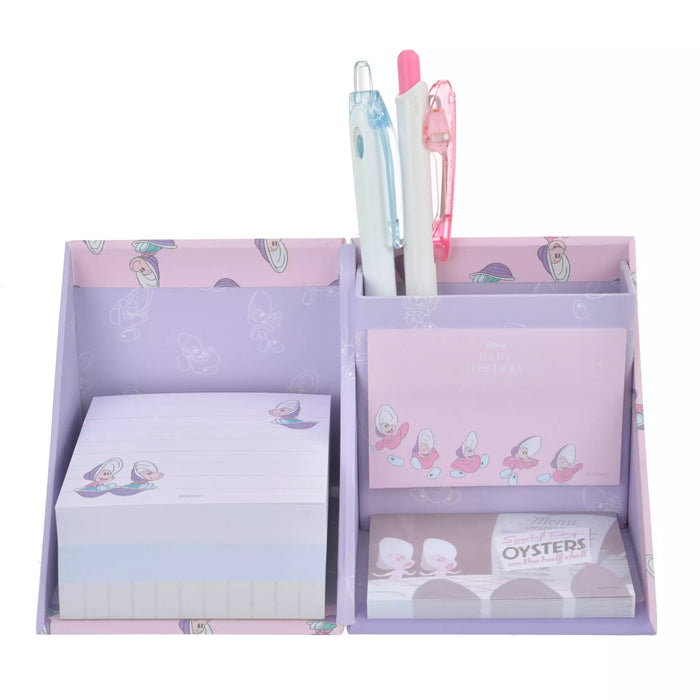 JDS - Young Oyster Sticky Notes/Memo Pad with Pen Stand