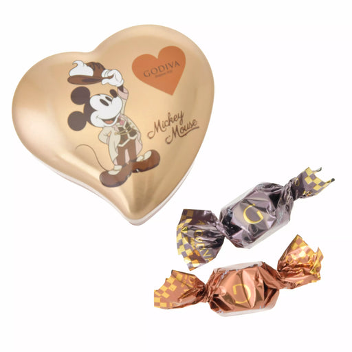 JDS - Disney Valentine 2024 x [GODIVA] Mickey Chocolate G Cube Assortment Mini Heart Can (Release Date: Jan 5)