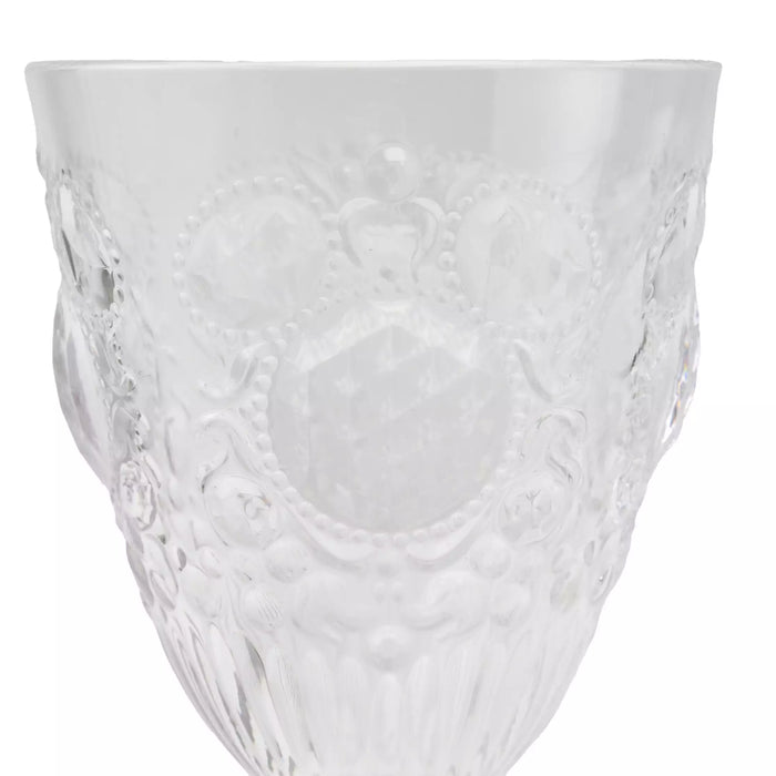 JDS - Mickey Cup Goblet Style Clear Relief Drinkware