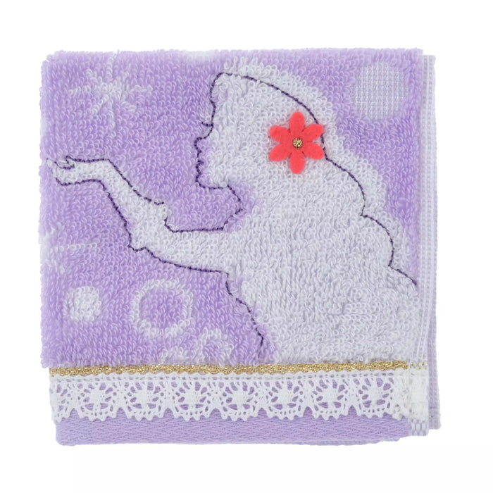 JDS - Rapunzel "Flower Decoration Silhouette" Mini Towel