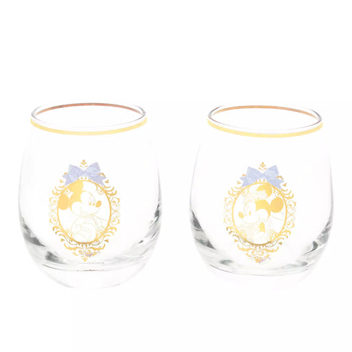 JDS - Gift for Pair x Mickey & Minnie "Wedding Pattern" Glasses Pair