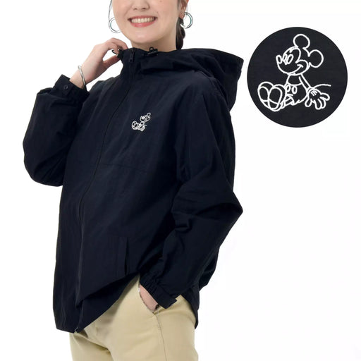 JDS - Disney Outdoor Collection x Mickey Windbreaker Jacket for Adults (Color: Black)