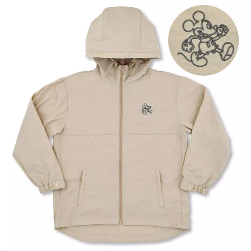 JDS - Disney Outdoor Collection x Mickey Windbreaker Jacket for Adults (Color: Beige)