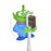 JDS - Alien Suction Cup Design Toothbrush Holder