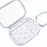 JDS - Health＆Beauty Tool x Mickey Mouse "Blue" Clear Window Pouch (S) with Strap (Release Date: Feb 6)