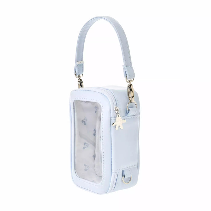 JDS - Health＆Beauty Tool x Mickey Mouse Blue "Clear Window" Pouch with Strap (Release Date: Feb 6)