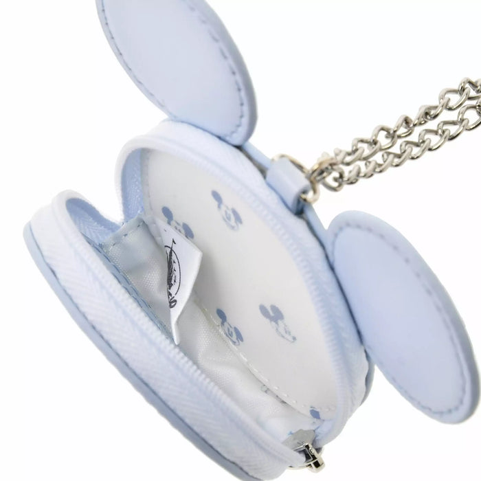 JDS - Health＆Beauty Tool x Mickey Mouse Blue "Clear Window" Pouch with Mirror (Release Date: Feb 6)