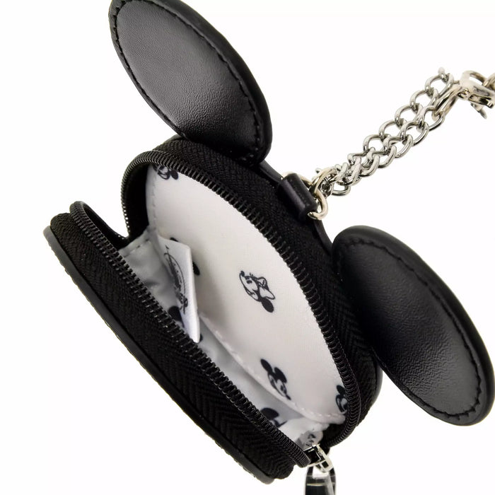 JDS - Health＆Beauty Tool x Mickey & Minnie Mouse Black "Clear Window" Pouch with Mirror (Release Date: Feb 6)