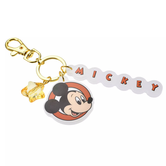 JDS - Mickey Mouse "Retro" Name Logo Keychain