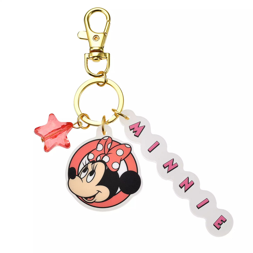 JDS - Minnie Mouse "Retro" Name Logo Keychain