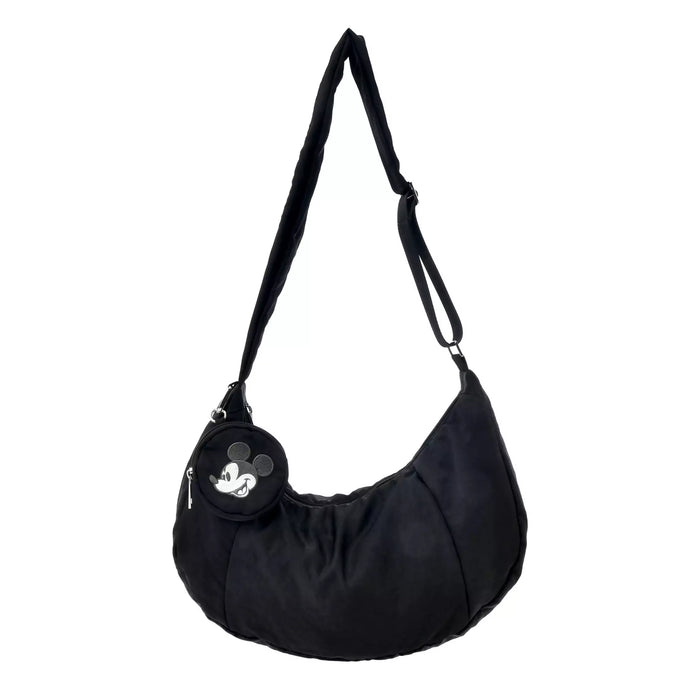 JDS - Casual Bag x Mickey Mouse "Half Moon" Shaped Shoulder Bag with Pouch