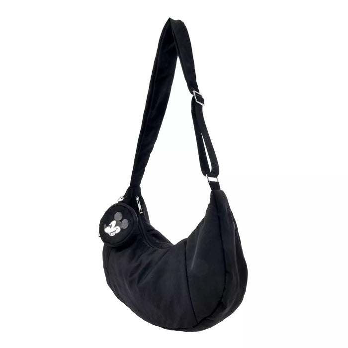 JDS - Casual Bag x Mickey Mouse "Half Moon" Shaped Shoulder Bag with Pouch
