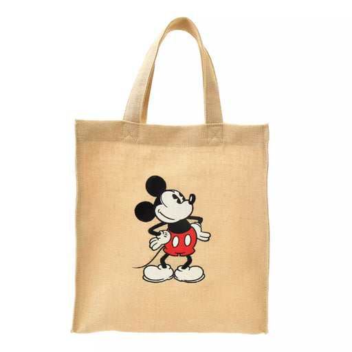 JDS - Mickey Mouse Embroidery Linen Tote Bag (Size M)
