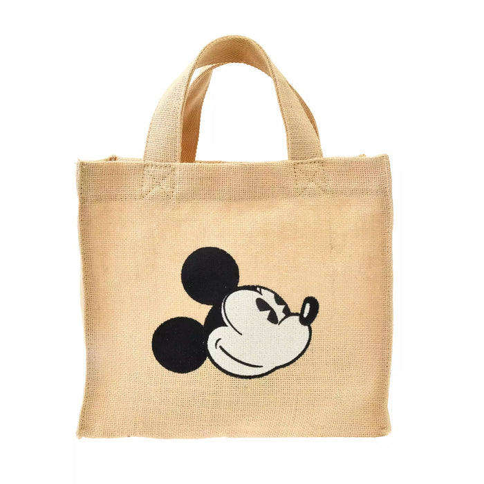 JDS - Mickey Mouse Embroidery Linen Tote Bag (Size S)