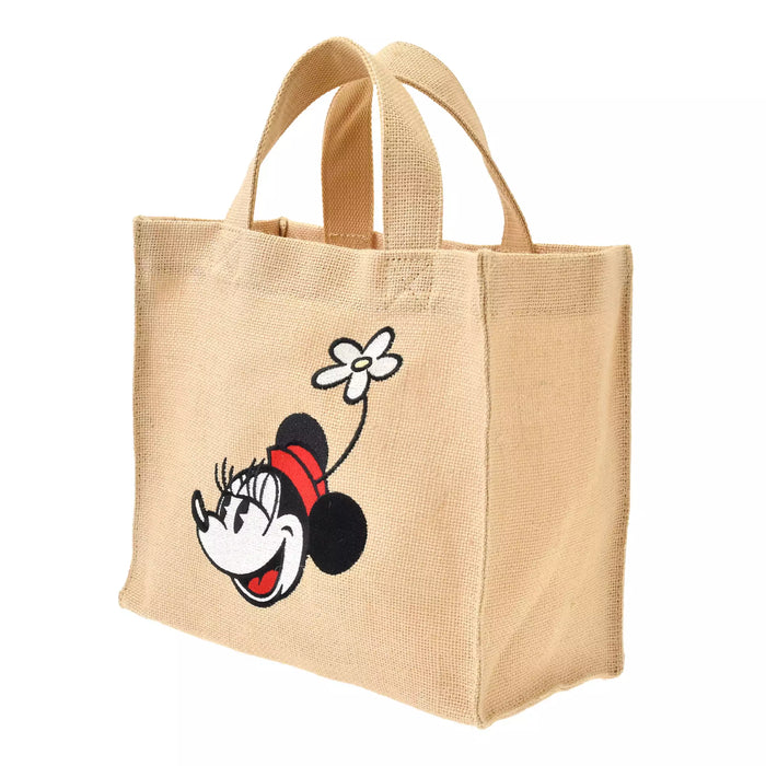 JDS - Minnie Mouse Embroidery Linen Tote Bag (Size S)
