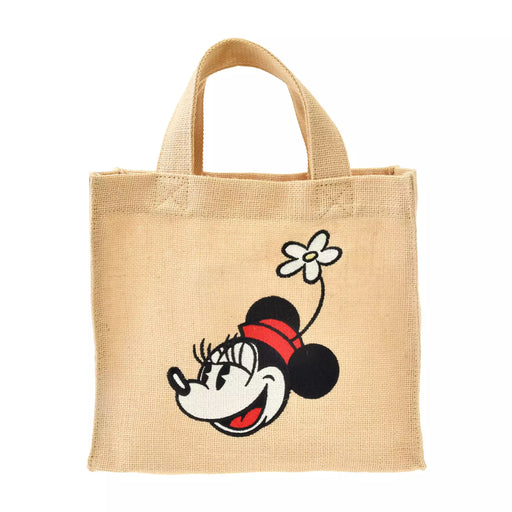 JDS - Minnie Mouse Embroidery Linen Tote Bag (Size S)