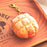 JDS - Mickey's Bakery x Mickey Melon Bread Shaped Plush Keychain