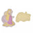 JDS - Sticker Collection x Rapunzel & Pascal "Dull Color" Die Cut Sticker