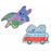 JDS - Sticker Collection x Stitch & Scrump "Hologram" Die Cut Sticker