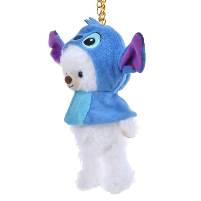 JDS - UniBearsity Plush Keychain Costume Poncho x Stitch