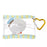 JDS - Marshmallow x Donald Duck Plush Keychain with Carabiner