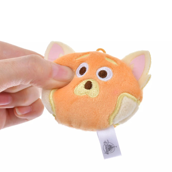 JDS - Marshmallow x Red Panda May Plush Keychain with Carabiner