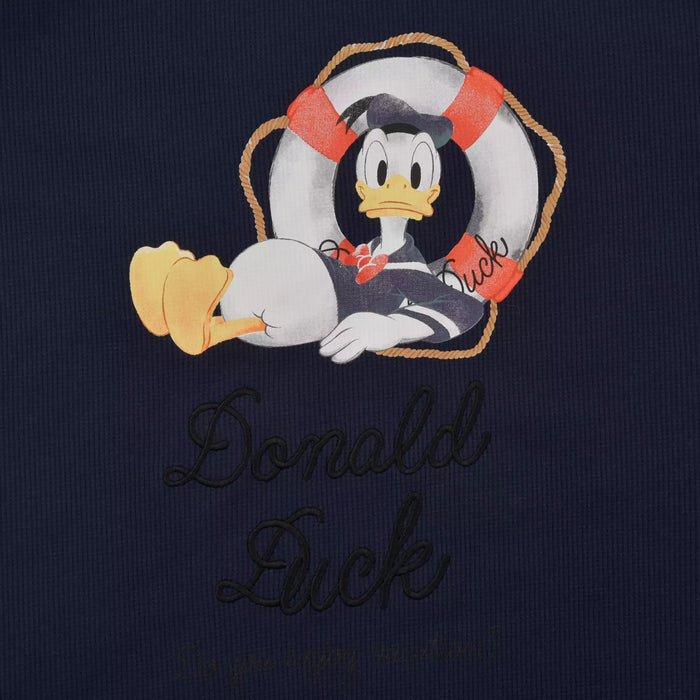 JDS - Summer Room Wear x Donald Duck Short Sleeve Dress for Adults (Color: Blue)
