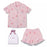 JDS - Summer Room Wear x Ariel Short Sleeve Pajama for Adults