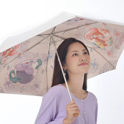 JDS - THE LITTLE MERMAID 35th x The Little Mermaid Folding Umbrella with Pouch for Sunny or Rainy Days