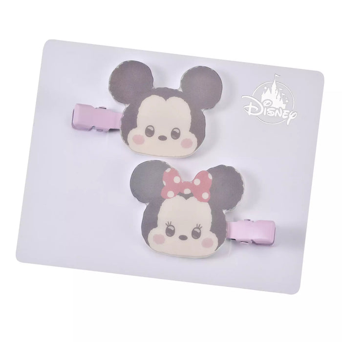 JDS - "Urupocha-chan" 2D Collection x MAEGAMI Mickey & Minnie Mouse Color Hair Clip Set