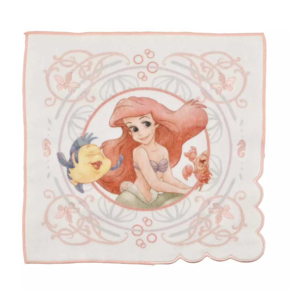 JDS - THE LITTLE MERMAID 35th x Ariel, Flounder, Sebastian Mini Towel