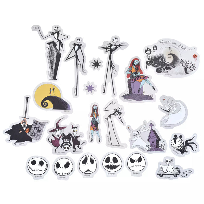 JDS - Sticker Collection x Tim Burton's The Nightmare Before Christmas "Clear Peel and Stick Stickers
