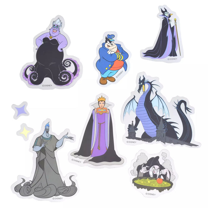 JDS - Sticker Collection x Disney Villains "Clear Peel and Stick Stickers