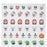 JDS - Sticker Collection x Tim Burton's The Nightmare Before Christmas Mini Icon Style Sticker