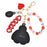 JDS - Big Hero 6 "Jingling Clear Beads Key Holder/ Keychain