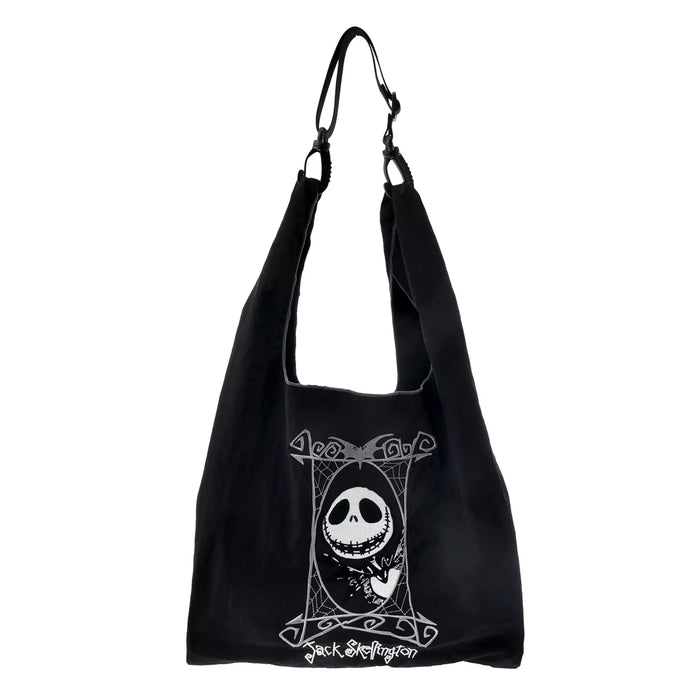 JDS - Jack Skellington 2 Ways Embroidery Tote Bag