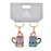 JDS - Key chain Fes x Stitch & Angel "Mugs" Keychain Set (Release Date: Sept 27, 2024)