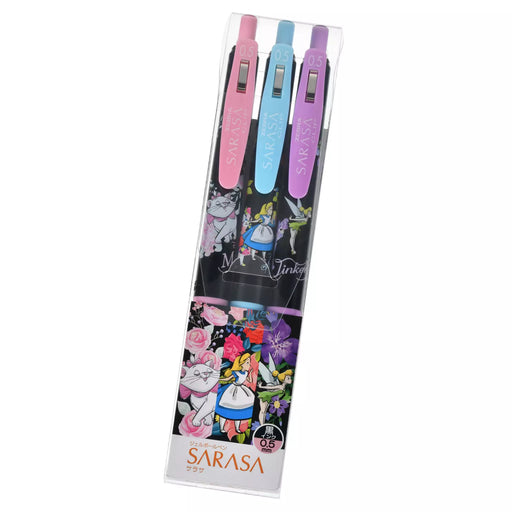 JDS - Zebra Sarasa Clip Gel Pen - 0.5 mm x Marie Aristocats, Alice, Tinker Bell