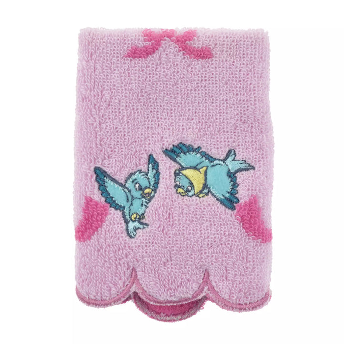 JDS - Scallop Ribbon x Cinderella Blue Bird Mini Towel