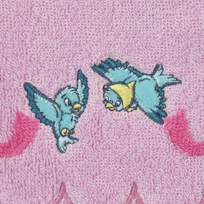 JDS - Scallop Ribbon x Cinderella Blue Bird Mini Towel