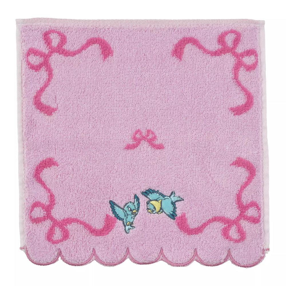 JDS - Scallop Ribbon x Cinderella Blue Bird Mini Towel