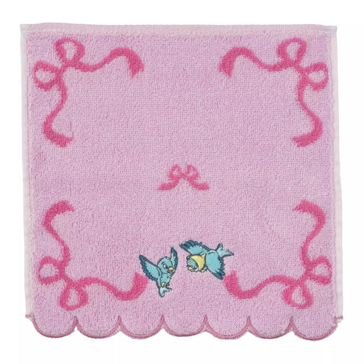JDS - Scallop Ribbon x Cinderella Blue Bird Mini Towel