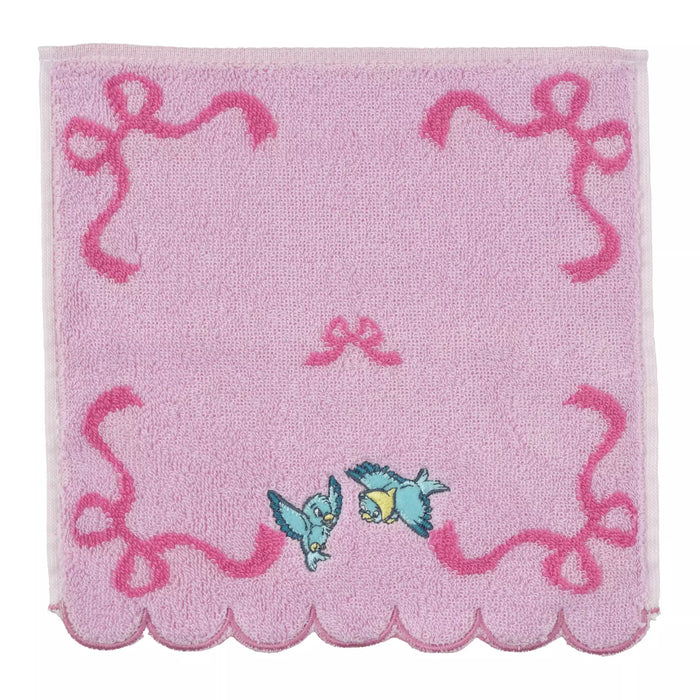 JDS - Scallop Ribbon x Cinderella Blue Bird Mini Towel