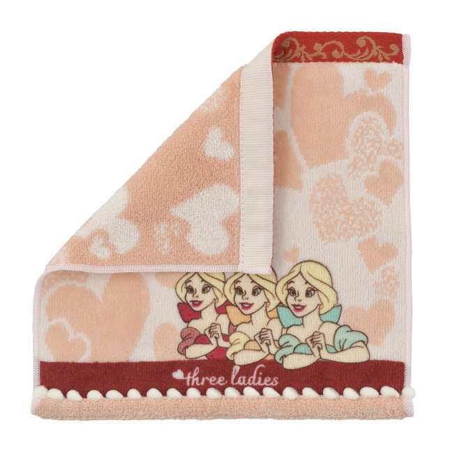 JDS - Beauty and the Beast Claudette, Laurette, Paulette Pattern Mini Towel