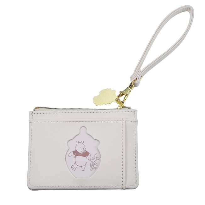 JDS - [PAUL & JOE La Papeterie] Winnie the Pooh & Piglet commuter pass case with drawstring pouch, chrysanthemum (Release Date: Feb 25, 2025)
