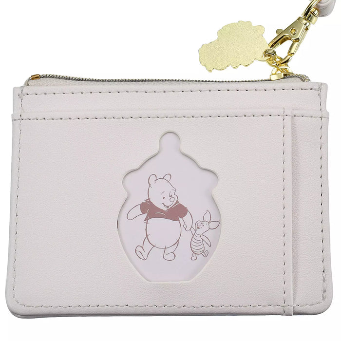 JDS - [PAUL & JOE La Papeterie] Winnie the Pooh & Piglet commuter pass case with drawstring pouch, chrysanthemum (Release Date: Feb 25, 2025)